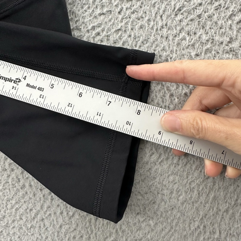 Lululemon Fast Free Shorts 8" Non Reflective Black Athletic Biker Women's 2 - Picture 7 of 8